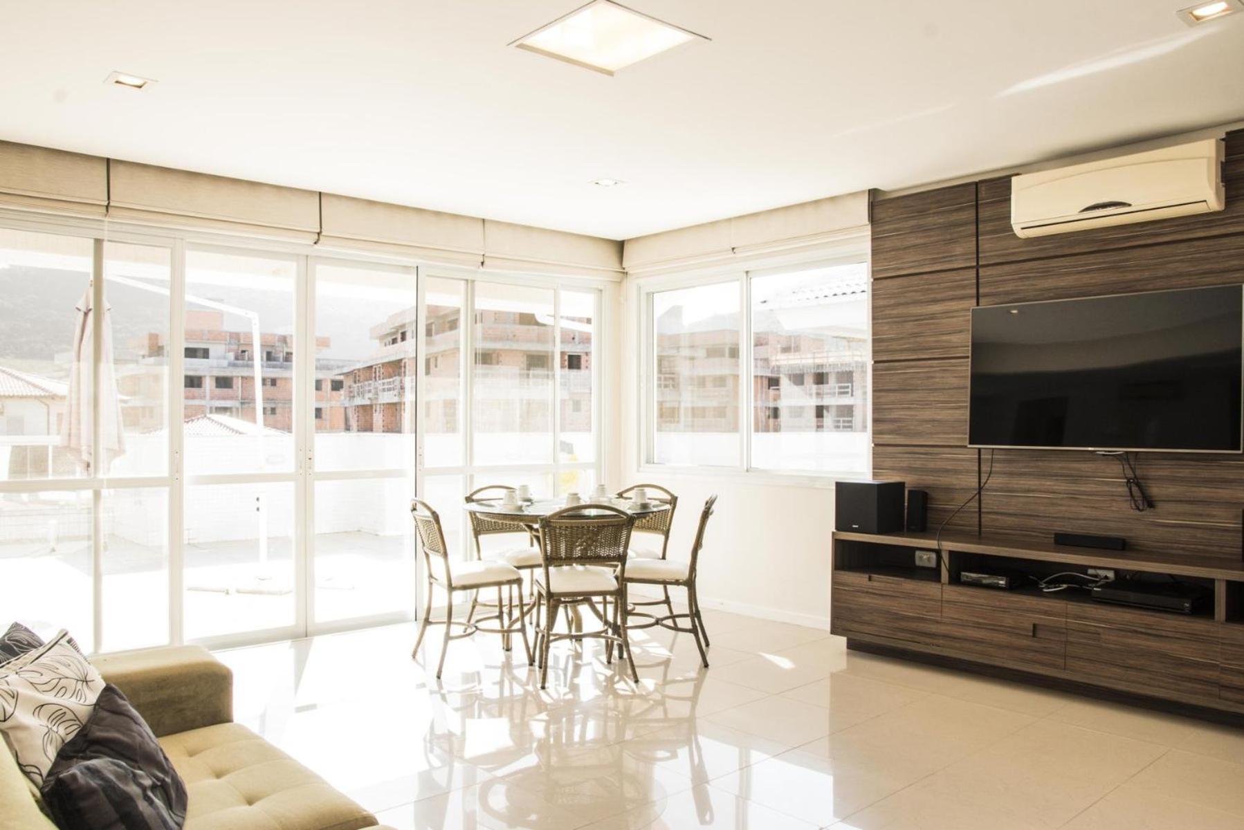 Cobertura Chique 100M Da Praia, Ingleses Ing7305 ฟลอเรียนอโปลิส ภายนอก รูปภาพ